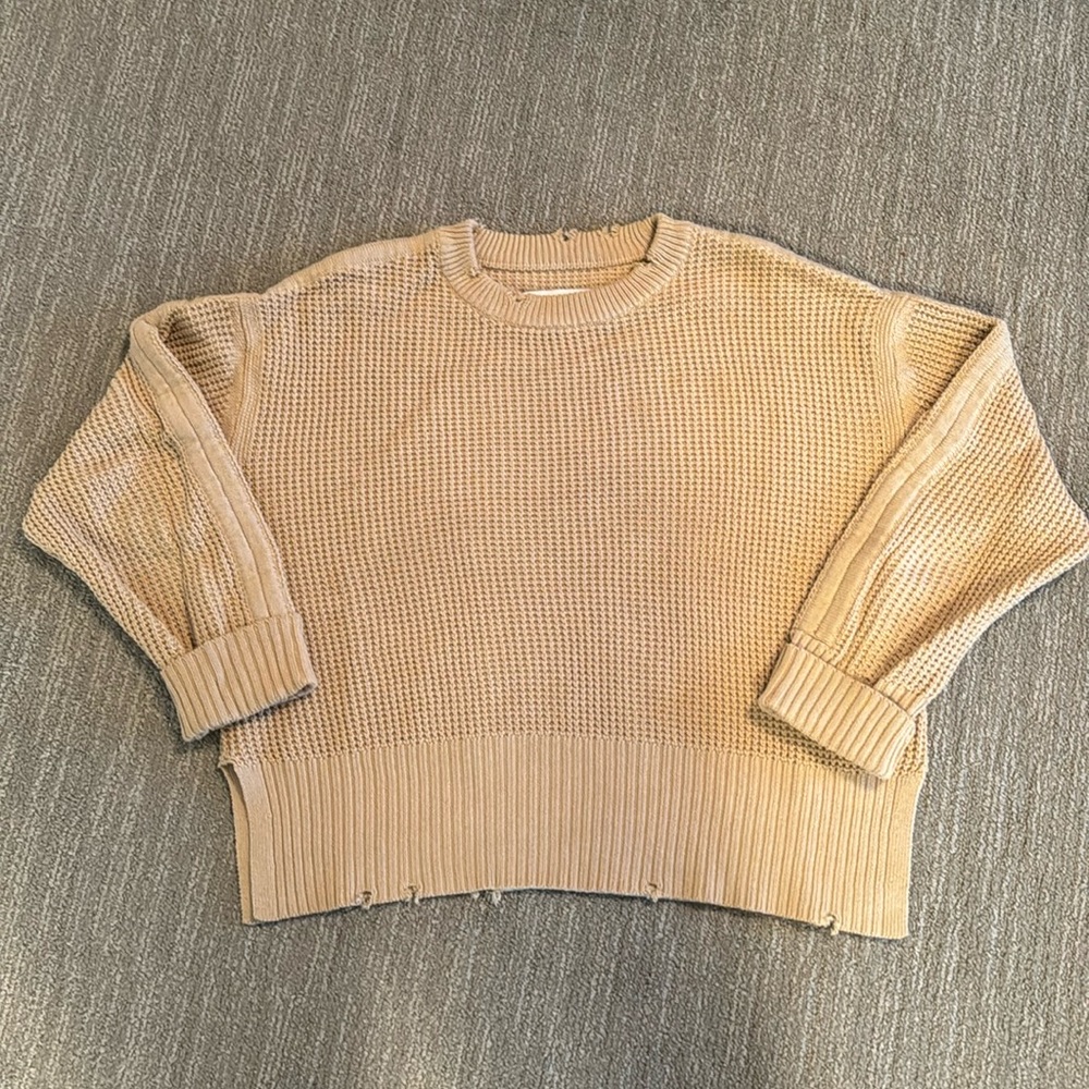 Pistola Beige Crew Neck Sweater